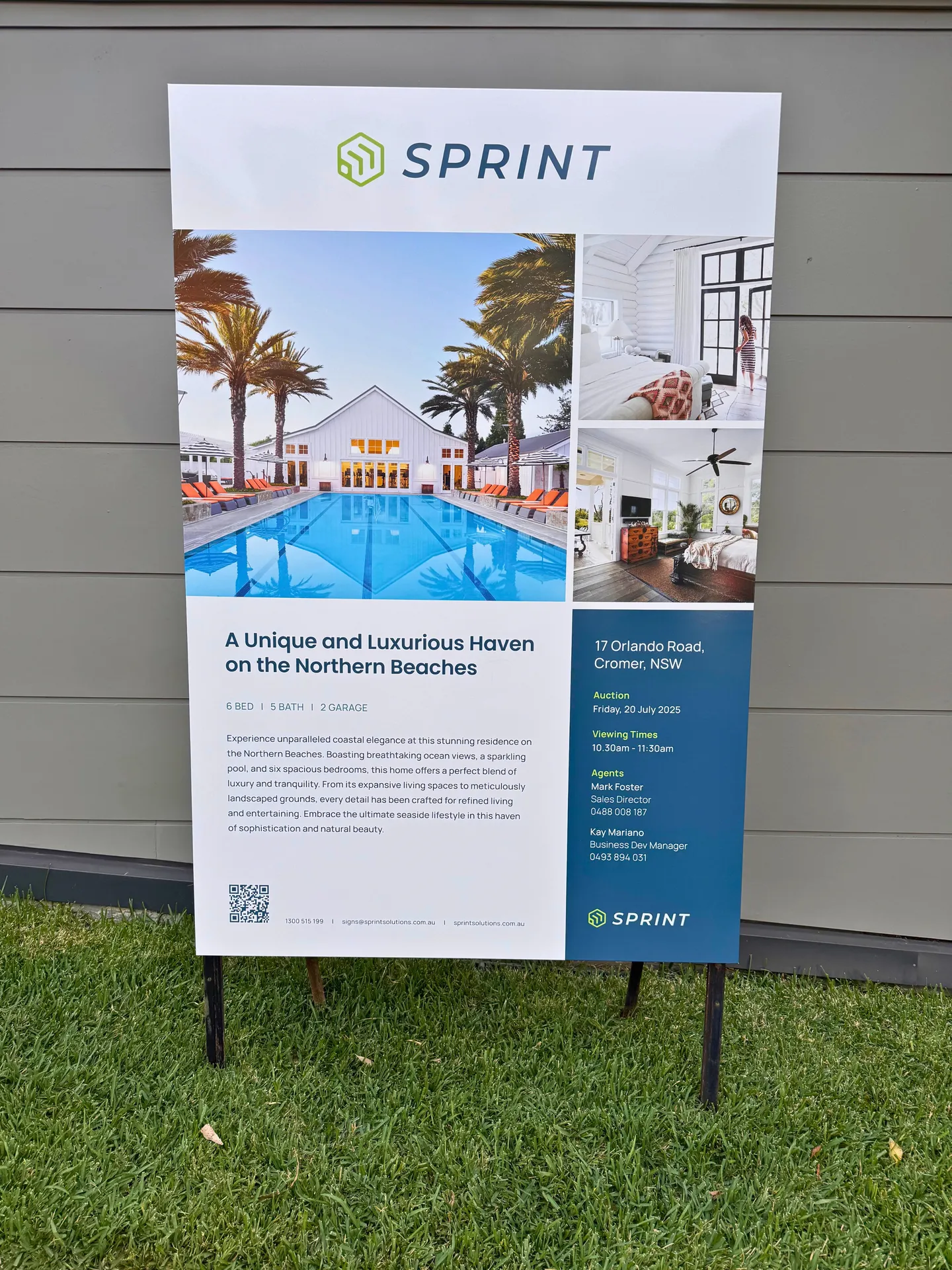 Professionally designed and produced signboards to suit every property, location, and campaign.